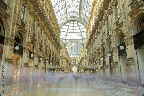 Shopping arcade in Milan