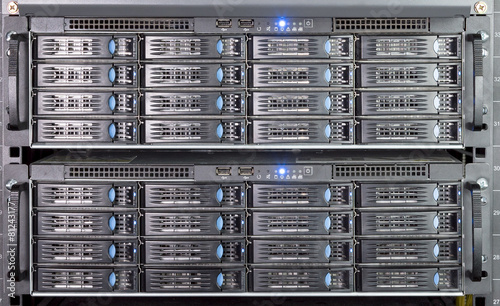 Naklejka network attached storage 