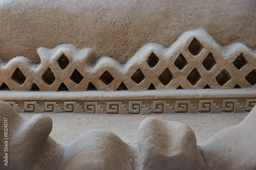 Historic City of Chan Chan near Trujillo in Peru