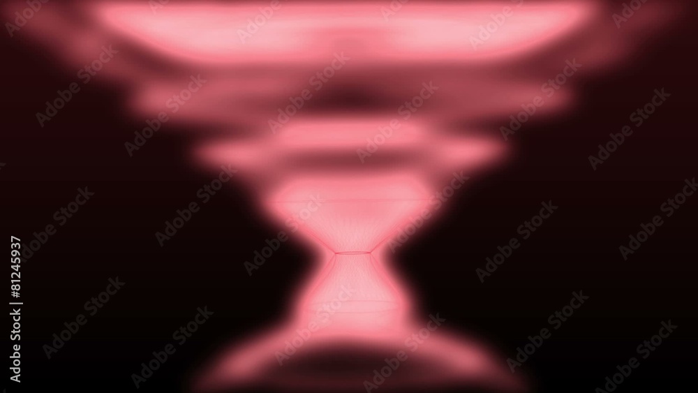 Animated blurred light red geometric tornado Animated blurred light red geometric tornado