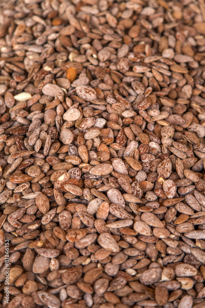Almond at the market in Marrakesh