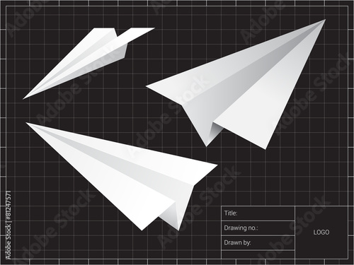 Airplane origami