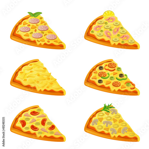 Various pizza