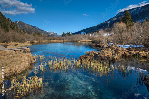 The well of river Sava in Julian Alps