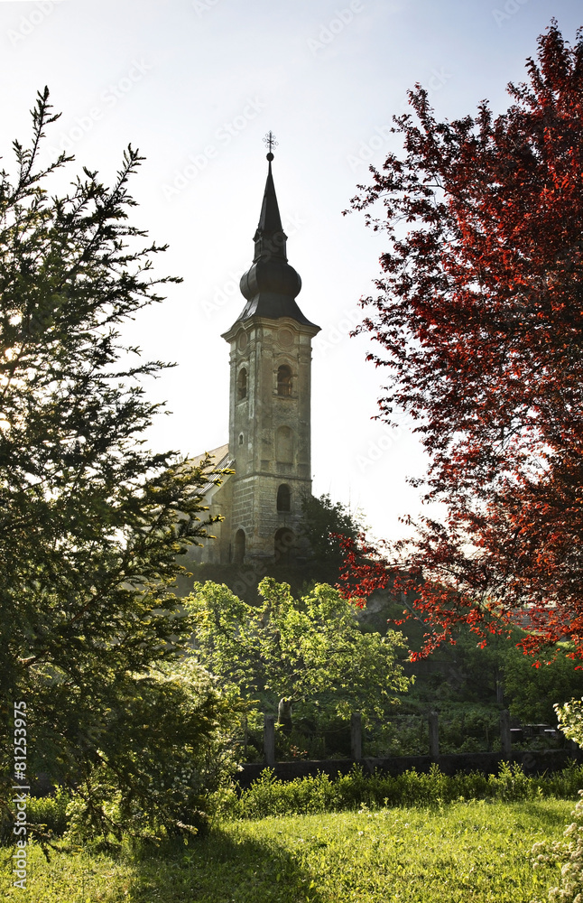 Church of St. Sebastian in Brestanica. Municipality of Krsko Church of St. Sebastian in Brestanica. Municipality of Krsko