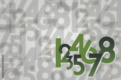 numbers background