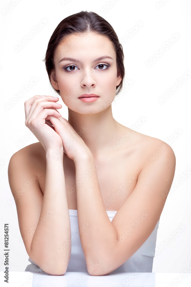 Portrait of Beautiful Young Woman Portrait of Beautiful Young Woman