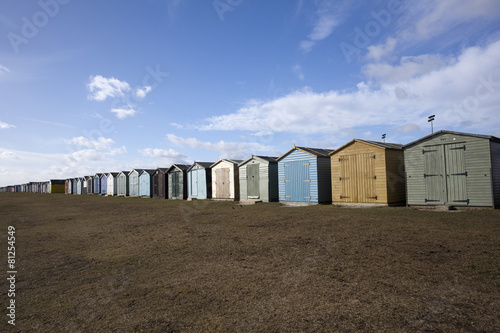 Beach Huts at Dovercourt, Essex, England