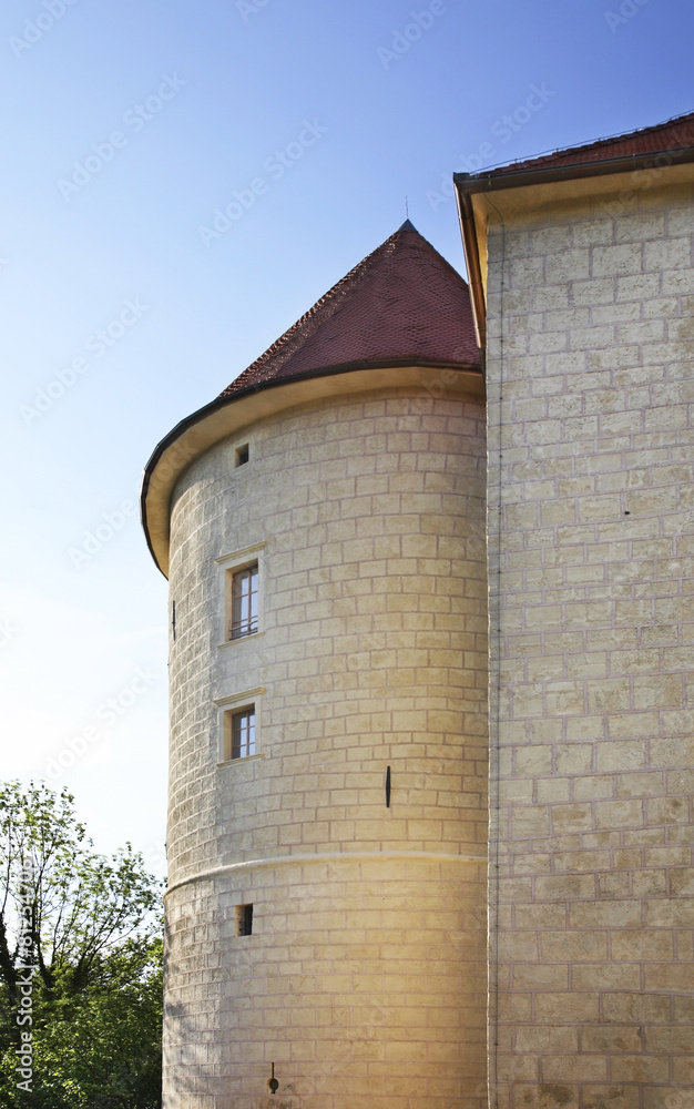 Castle Rajhenburg in Brestanica. Municipality of Krsko. Slovenia