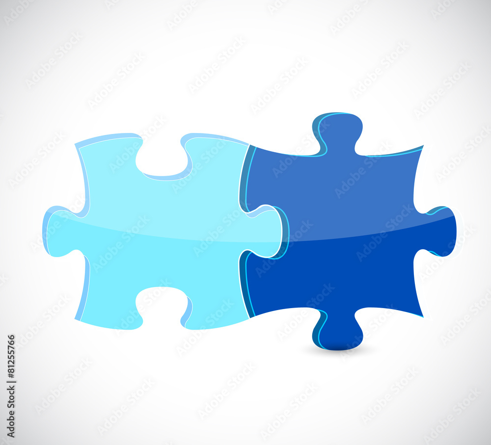 blue puzzle pieces illustration design blue puzzle pieces illustration design