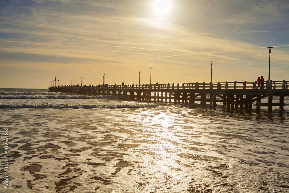 Obraz premium forte dei marmi pier view