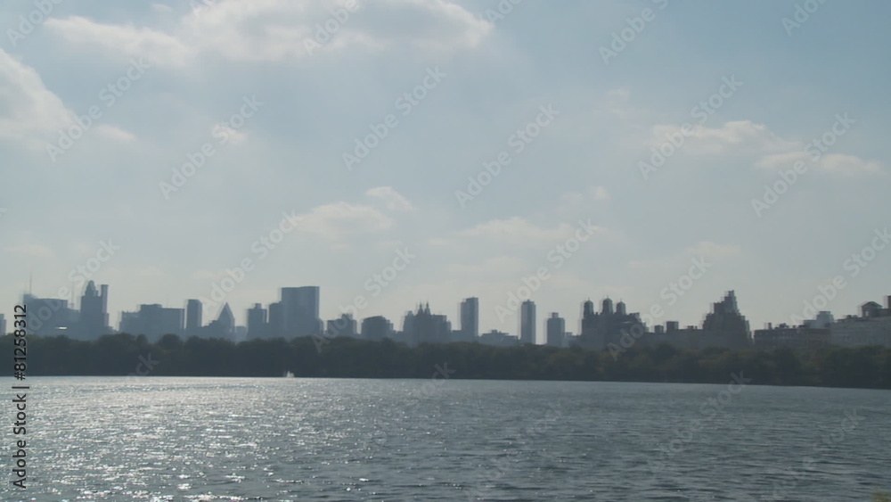 pan shot lake central park