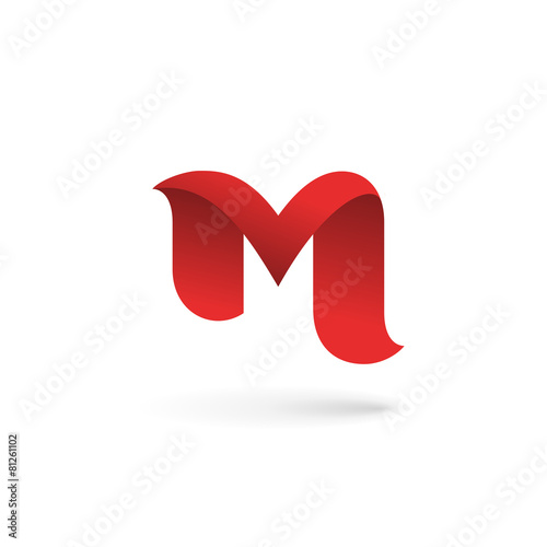 Letter M logo icon design template elements