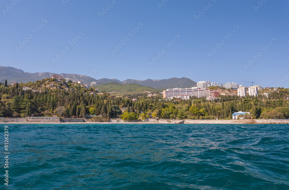 Obraz premium Adalary rocks in the Black Sea.