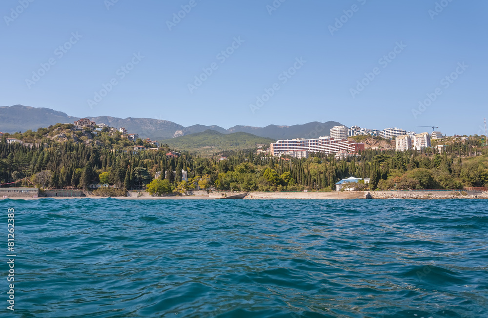 Fototapeta premium Adalary rocks in the Black Sea.
