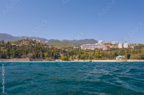 Adalary rocks in the Black Sea.