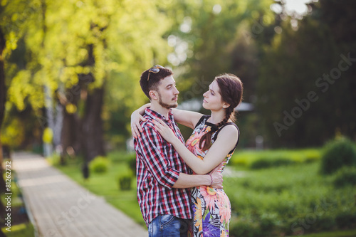young couple in love 
