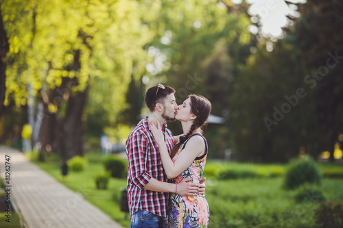 young couple in love 