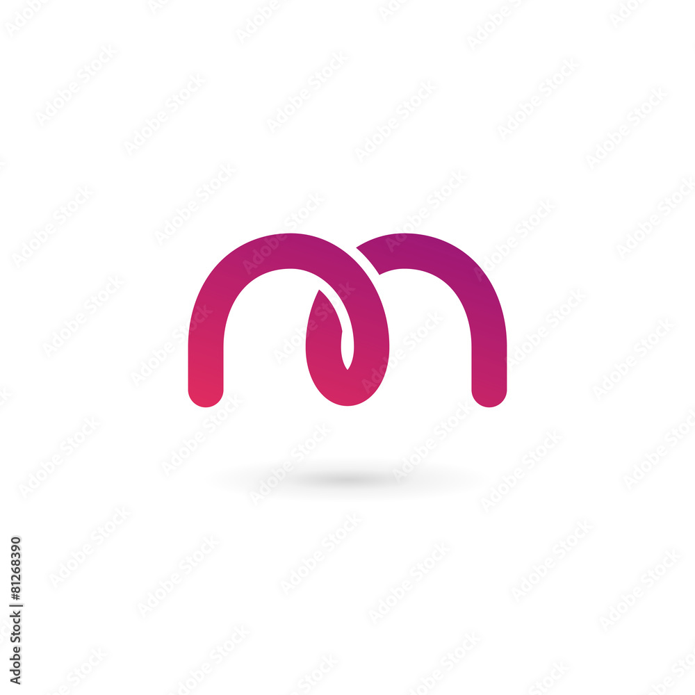 Letter M logo icon design template elements Letter M logo icon design template elements