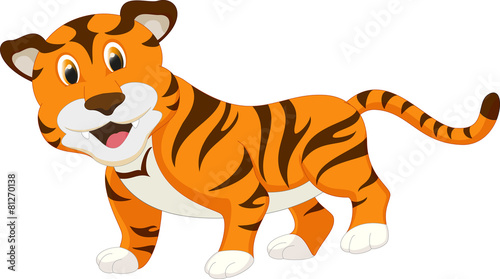 cute tiger cartoon