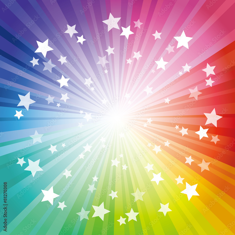虹色の背景 Stock Vector Adobe Stock