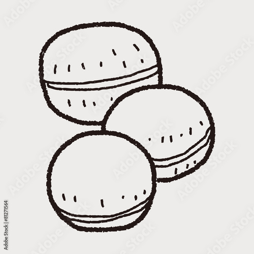 macaron doodle