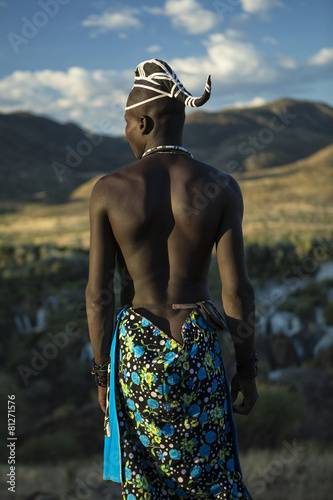 Himba man photo