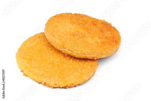 fish burgers isolated on white