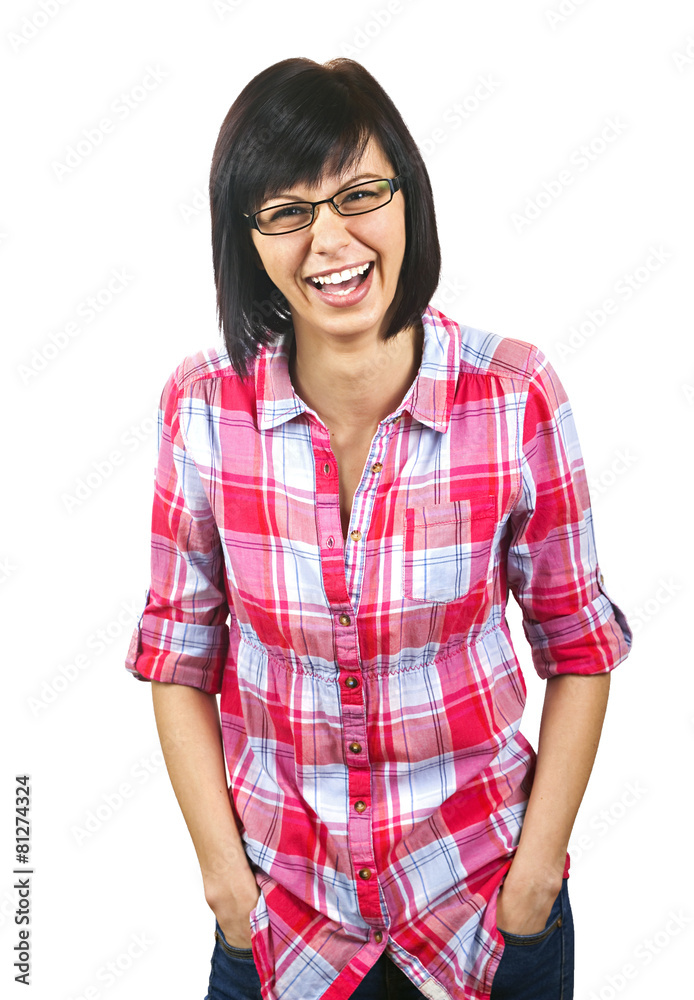 Cheerful pretty young women Cheerful pretty young women