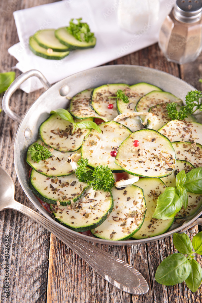 casserole with courgette and herbs casserole with courgette and herbs