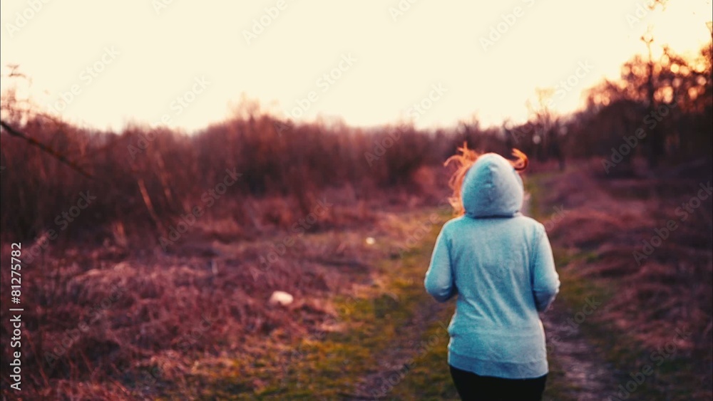 Young Woman is Runing Young Woman is Runing