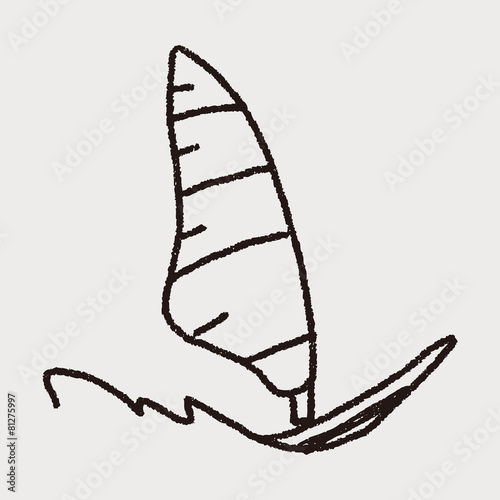 doodle windsurfing