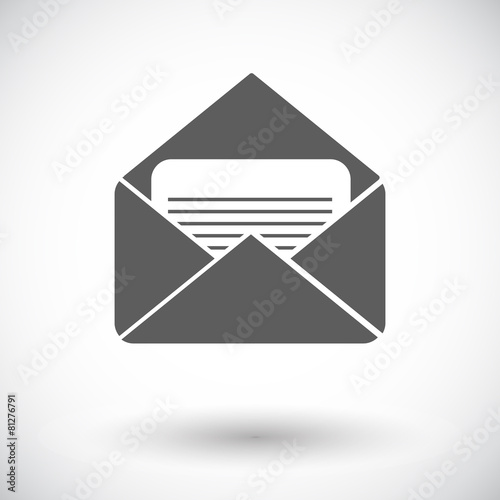 Envelope flat icon.