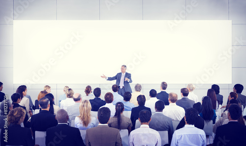Diversity Business People Seminar Presentation Team Concept
