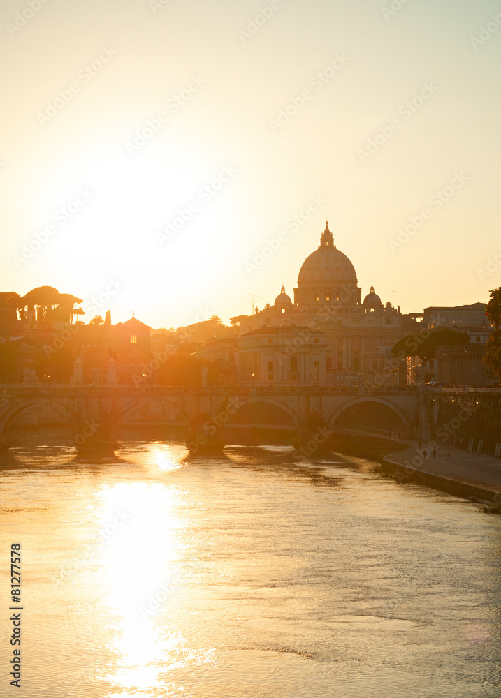 Vatican at sunset, Roma