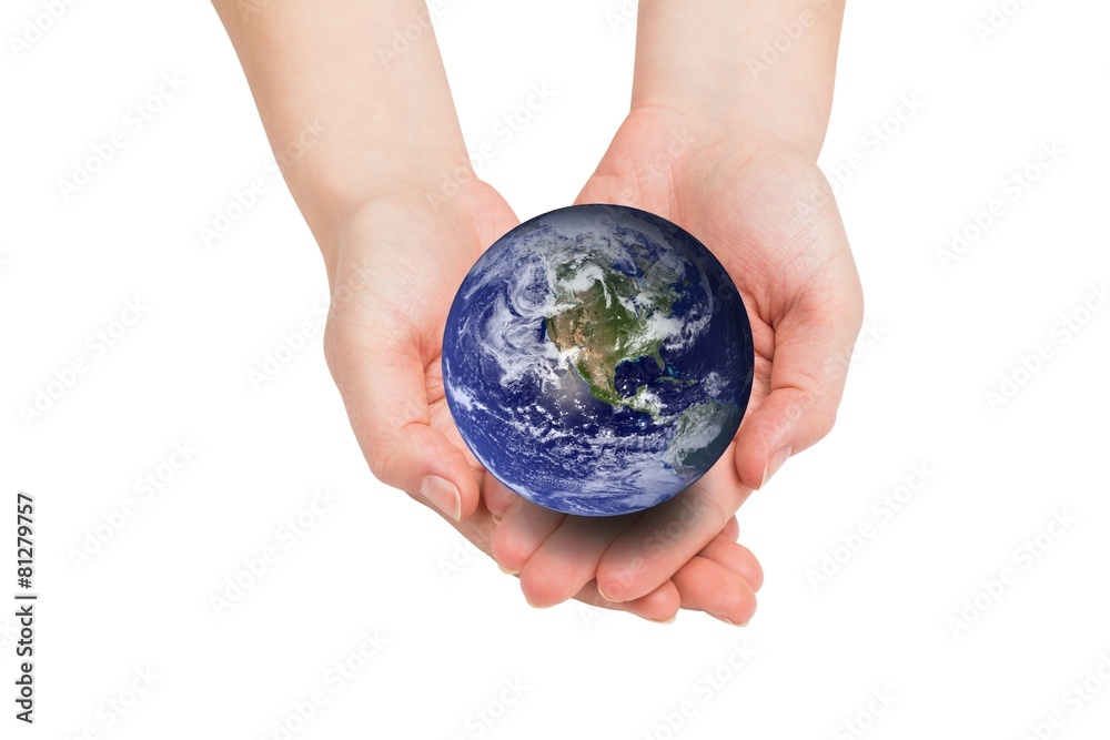Composite image of hands presenting Composite image of hands presenting