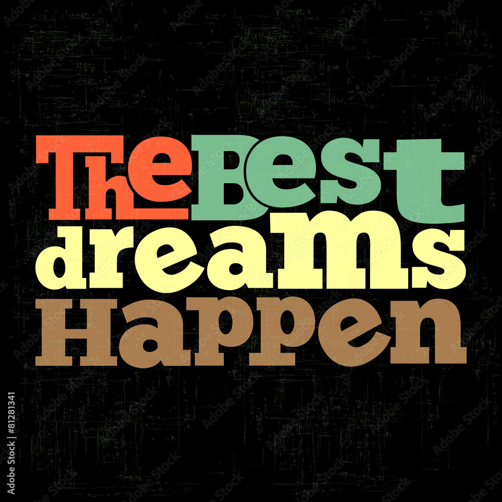 Obraz premium Quote Typographical retro Background