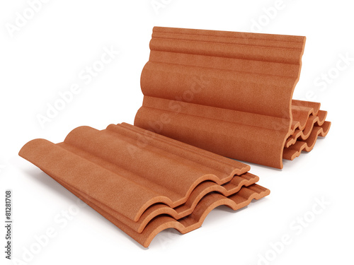 Φωτογραφία Red roof tile