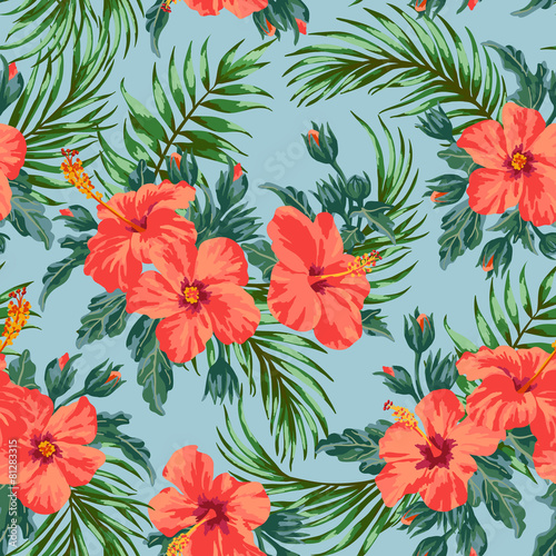 Seamless exotic pattern.