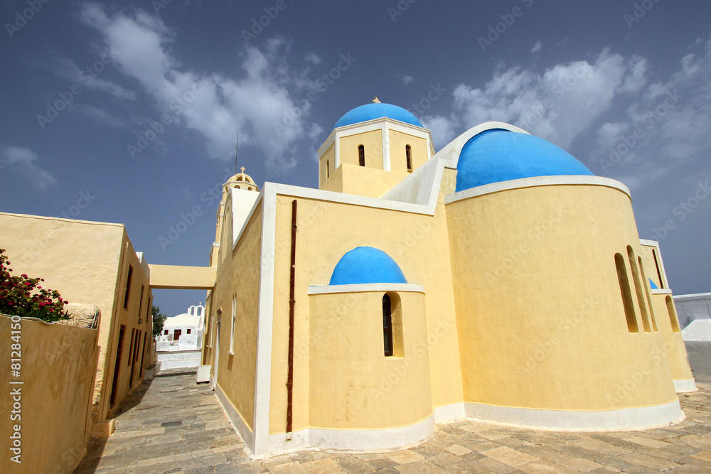 Fototapeta premium Santorini church