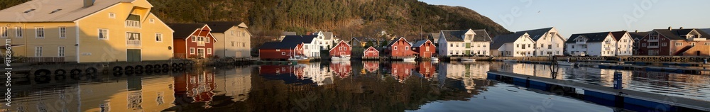 Kalvag Town in Norway