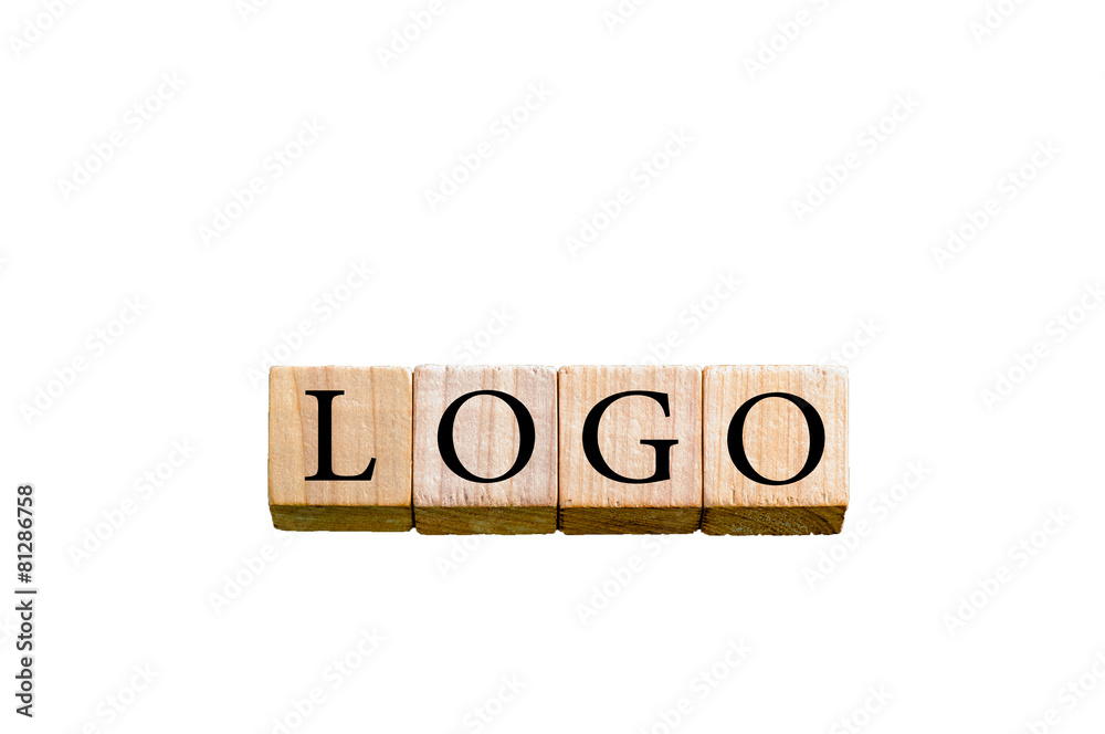 Word LOGO isolated on white background with copy space Word LOGO isolated on white background with copy space