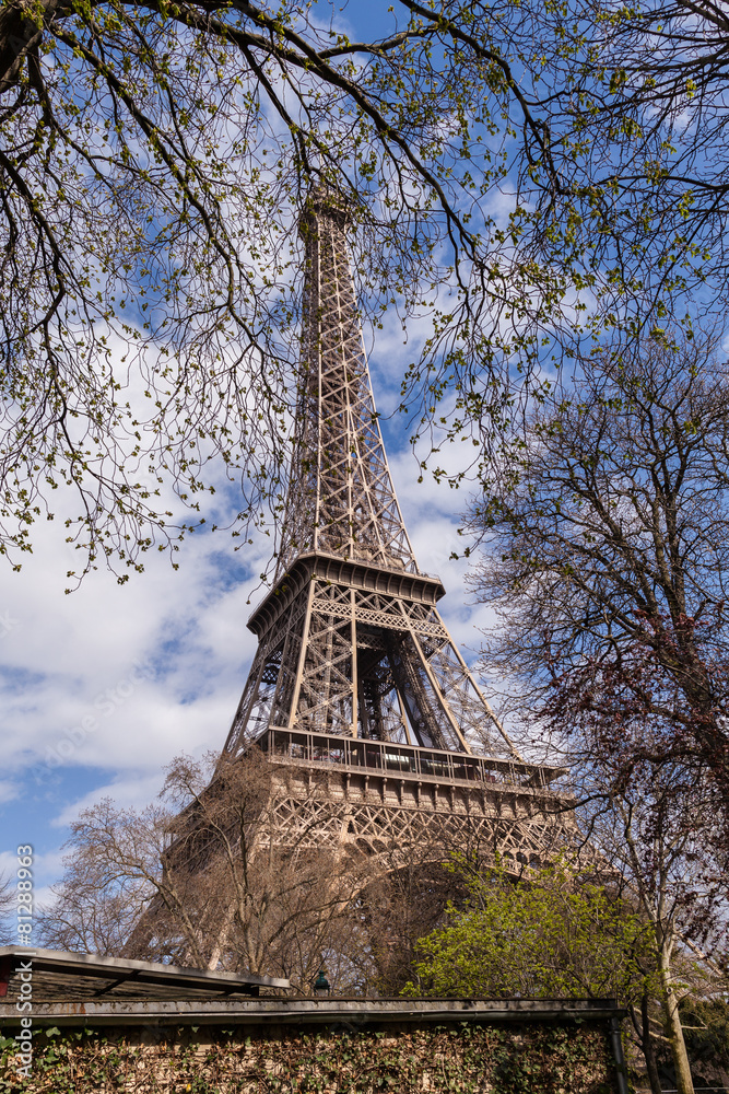 Eiffel Tower Tour Eiffel in Paris France Famous Tourism Landmark