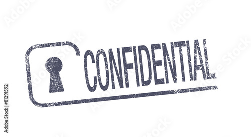 Confidential ink pad