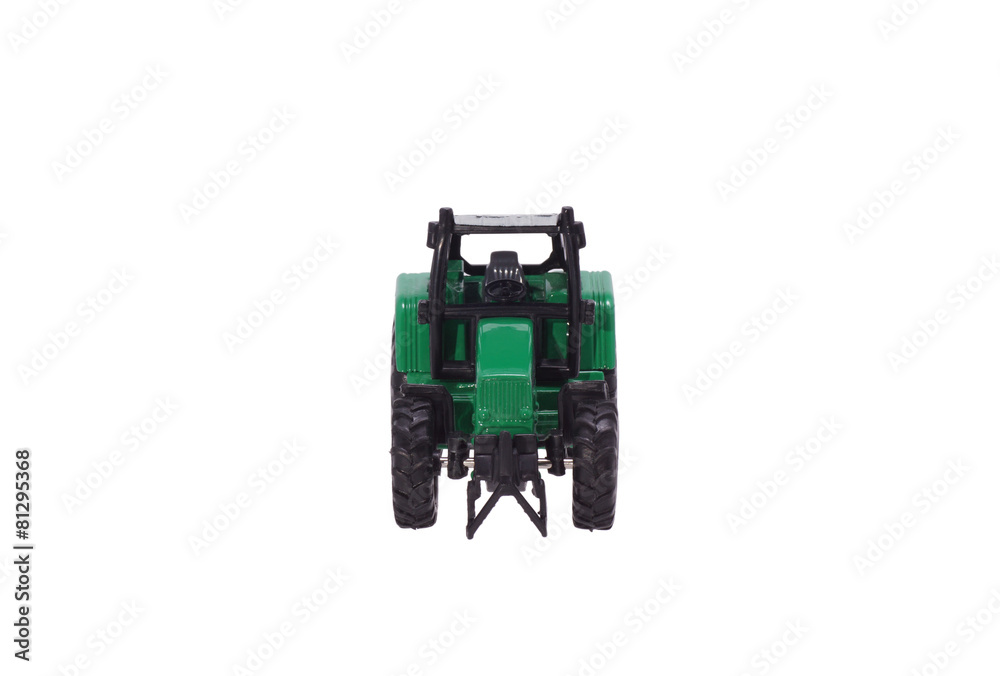 Tractor model. Children's toy.