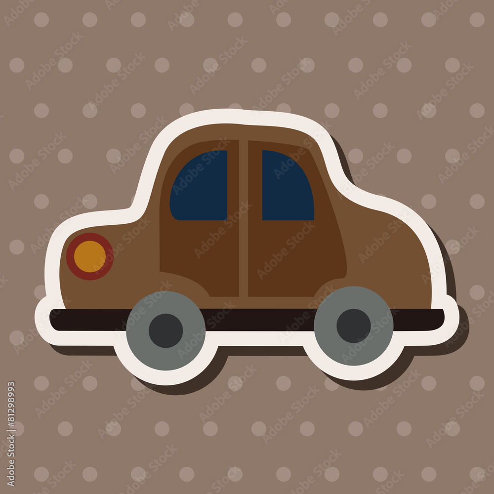 Transportation car flat icon elements background,eps10 Transportation car flat icon elements background,eps10