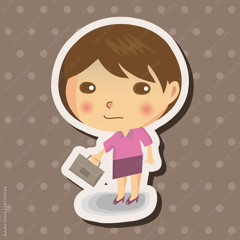 business people character theme elements vector,eps