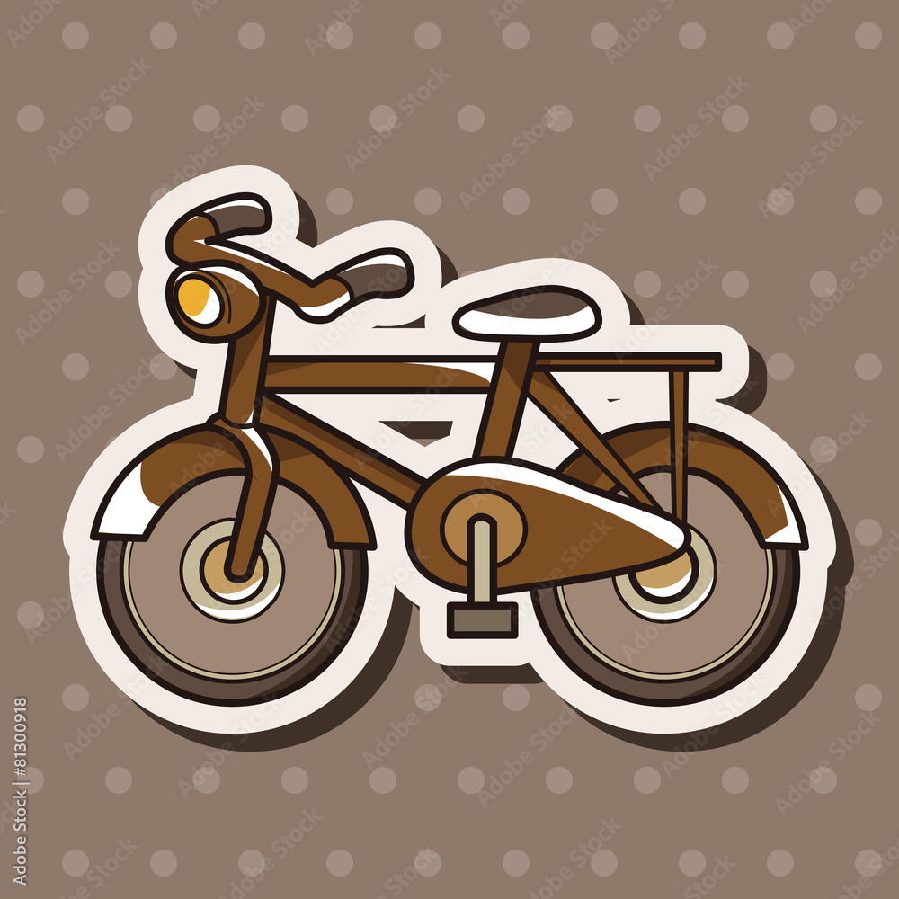 transportation bike theme elements vector,eps transportation bike theme elements vector,eps