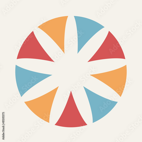 Free Download Circular infographic template for cycling diagram, graph, presen - GFXLoad