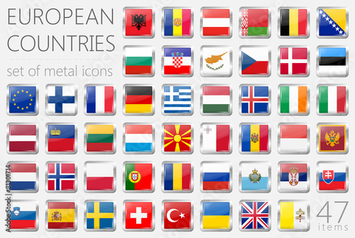Free Download European Country Flags - GFXLoad